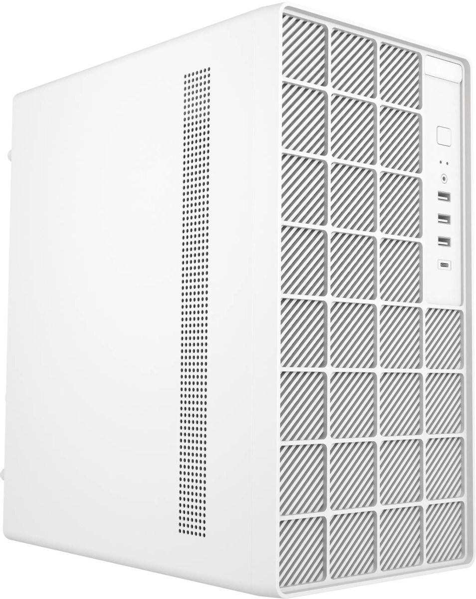 Корпус mATX Digma DCC-MN304, Mini-Tower, без БП,  белый [dcc-mn304wh]